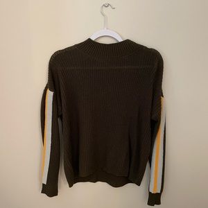 Dark green mockneck sweater